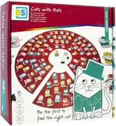 BS Toys Cats and Hats Bordspel - Kinderspeelgoed voor Binnen - 2-6 Spelers - Speelgoed vanaf 6 Jaar - Cadeau kind