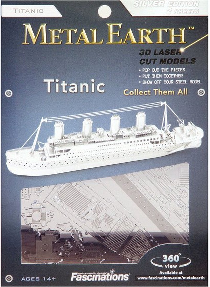Metal Earth Modelbouw 3D Titanic - Metaal — afbeelding 20