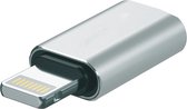 Lightning naar USB-C Adapter - Aluminium Design - Grijs