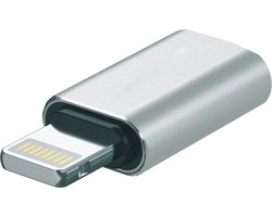 Lightning naar USB-C Adapter - Aluminium Design - Grijs