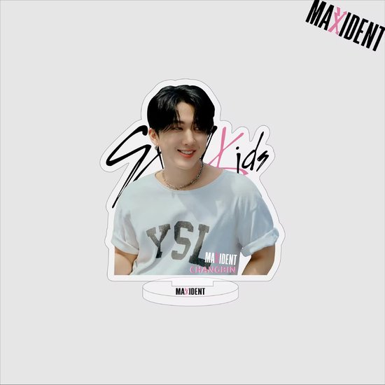 KPOP Idol Stray Kids MAXIDENT Changbin Support acrylique en
