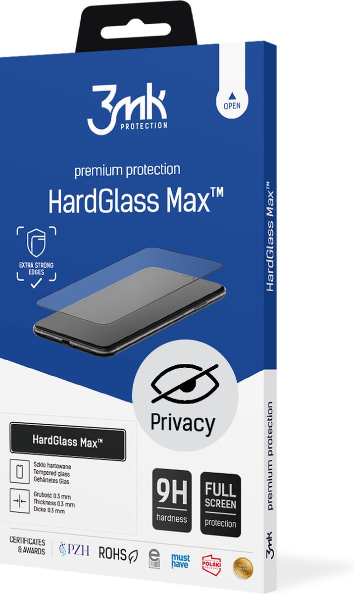 3MK HardGlass Max Privacy 1 stuk(s)