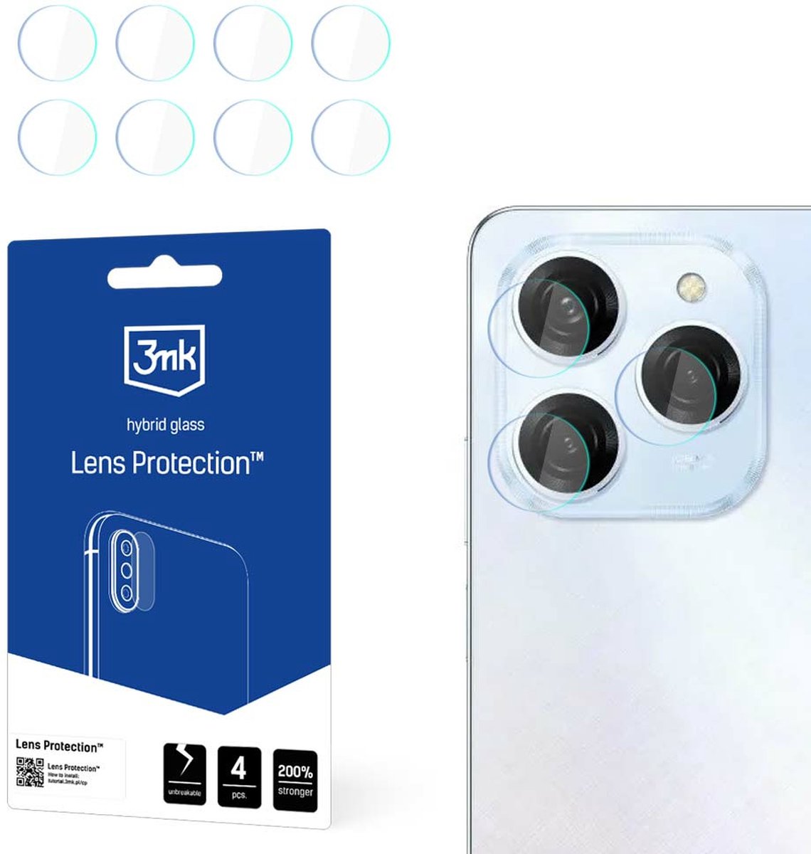Tecno Spark 20 Pro - 3mk Lens Protection