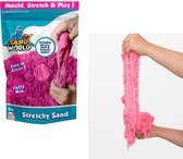 Stretchy Fluffy Sand 400 gram - 1 zak - Roze - Speelzand - Magisch zand - Binnen - Buiten - Kinderen - Kinetic