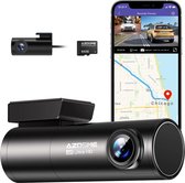 AZDOME M300S 4K-dashcam - 5G WiFi-gratis - 64 GB TF-kaart - Dashcam voor en achter - 170 ° groothoek