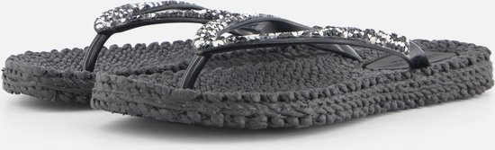 Ilse Jacobsen Slippers met glitter CHEERFUL03G - 001 Black | Black