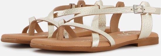 Oh My Sandals Sandales pour femmes Athena Cuir doré - Femme - Taille 38