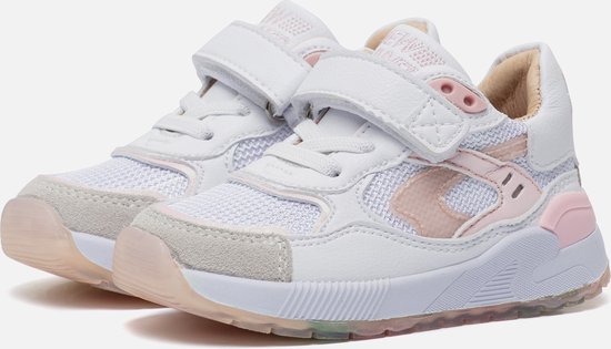 Sneakers Meisjes Pink White Leer Shoesme Maat 22 bol