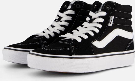 VANS WM Filmore Hi (SUEDE/CANVAS)BLACK/WHITE -Maat 38