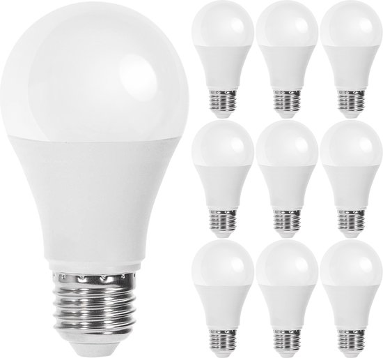 LED Lamp 10 Pack - E27 Fitting - 12W - Warm Wit 3000K