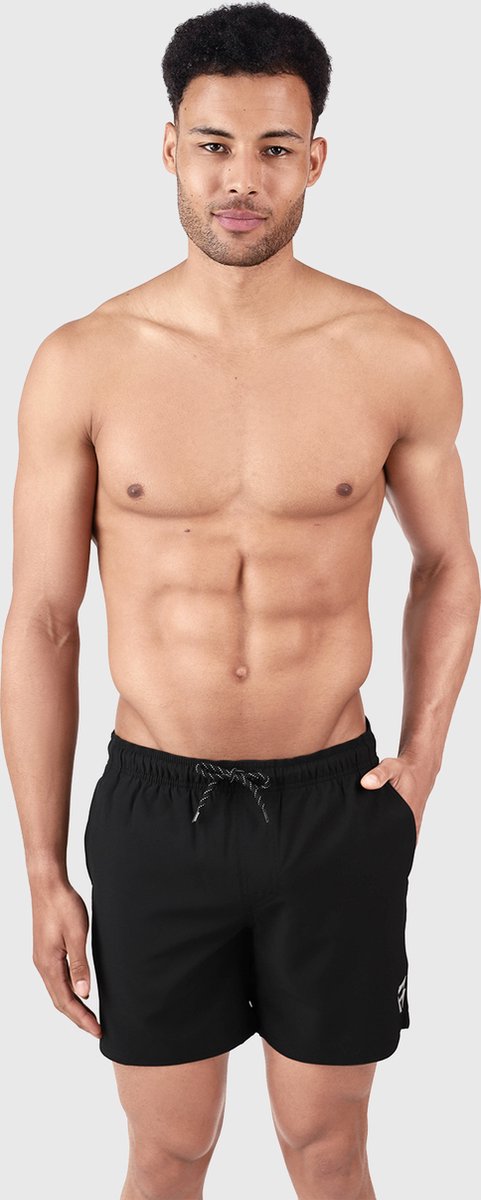 Brunotti Bru - conic Zwembroek Heren - Zwemshort met 4 - Way Stretch - Black — afbeelding 3