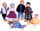 Spectacle de marionnettes à la ferme, 6 poupées