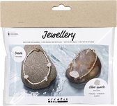 Creativ Company Mini Hobbyset Sieraden 2 Armbanden met Bergkristal