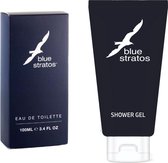 Blue Stratos Edt Spray 100 ml + Douchegel 200 ml