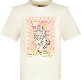 Vingino - Meisjes Shirt - Offwhite - Maat 128