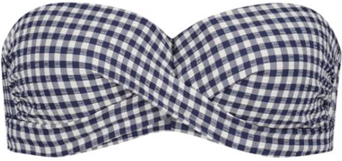 Cyell gingham bikini top blauw maat 38B