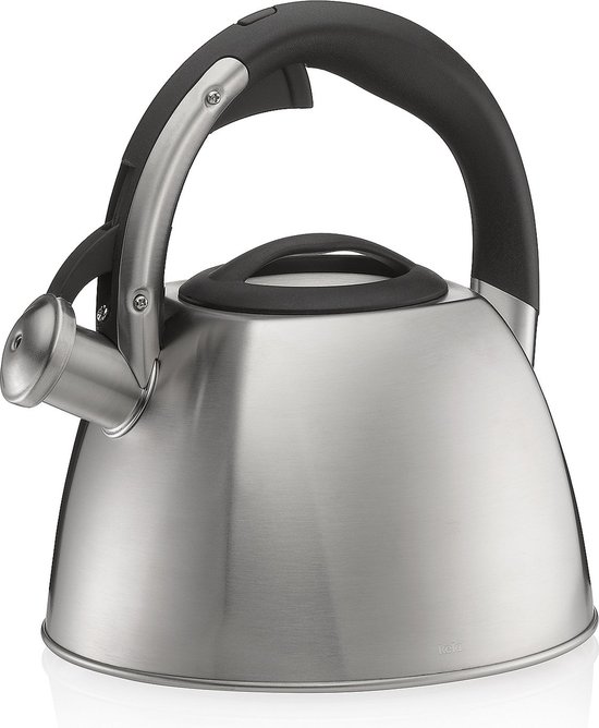 Fluitketel, Zilver, 2.4 L - Kela | Vitus