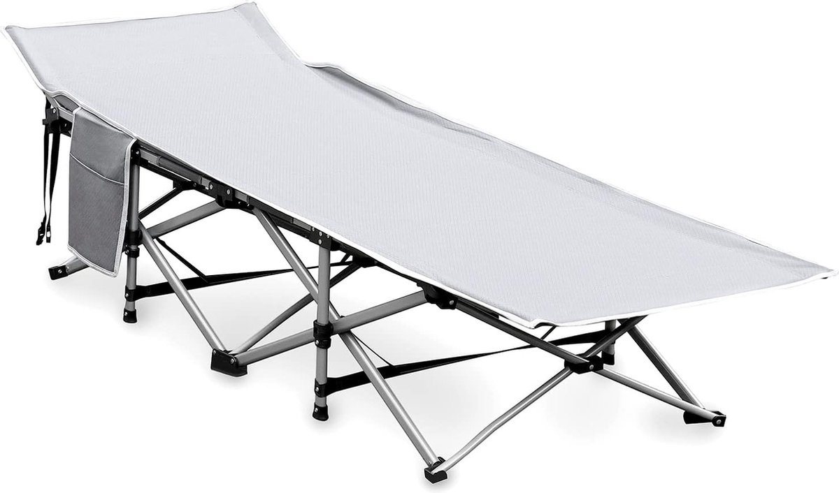 Opvouwbaar Campingbed - Draagbaar en Comfortabel Kampeerbed - Opklapbaar Ontwerp - Ideaal voor Outdoor Gebruik