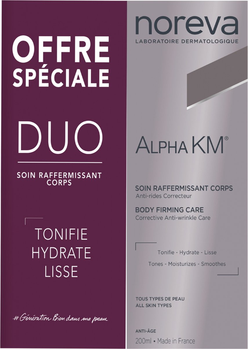 Goedkoopste Noreva Alpha KM Verstevigende Lichaamsverzorging Set van 2 x 200 ml