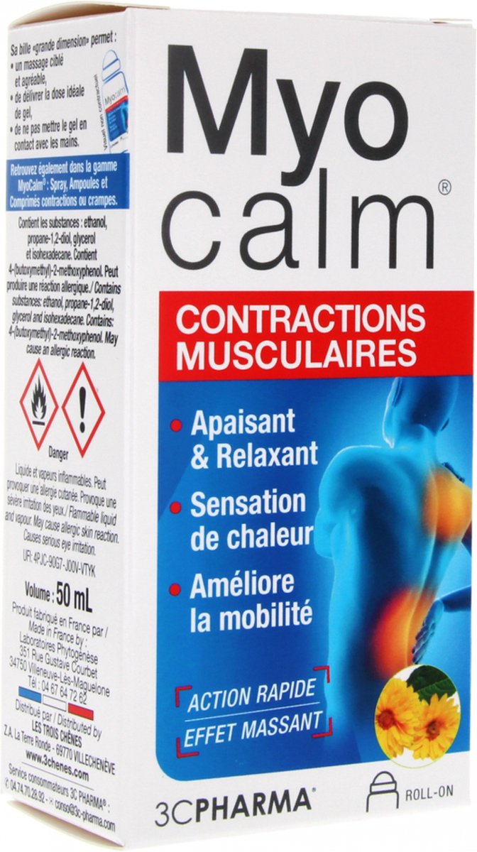 Goedkoopste 3C Pharma Myocalm Spiercontracties Roll-On 50 ml