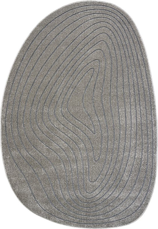 Organische vorm vloerkleed Rugsman Livorno Pebble 7131 - maat 160 x 230 cm