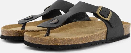 Outfielder Slippers zwart Nubuck - Maat 45