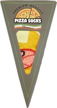 Coffret chaussettes Pizza jaune assorti 36/41