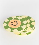 Sissy-Boy - Dessous de verre damier vert avec smiley