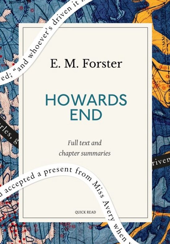 Howards End: A Quick Read edition - cover