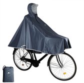 Waterdichte regenponcho met capuchon voor fietsers, wandelaars en op de camping, licht, compact, uniseks en herbruikbaar