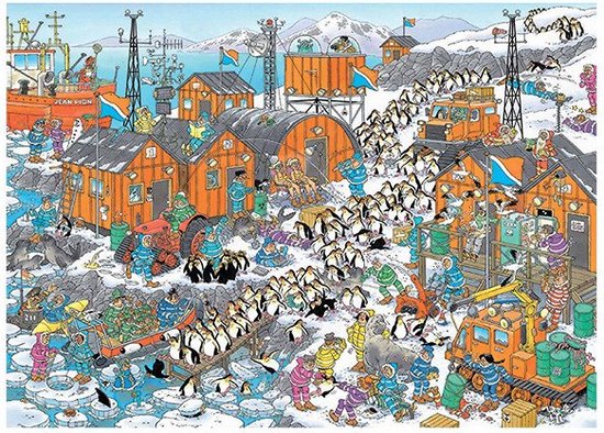 Jan van Haasteren - Zuidpool Expeditie - 1000 stukjes puzzel