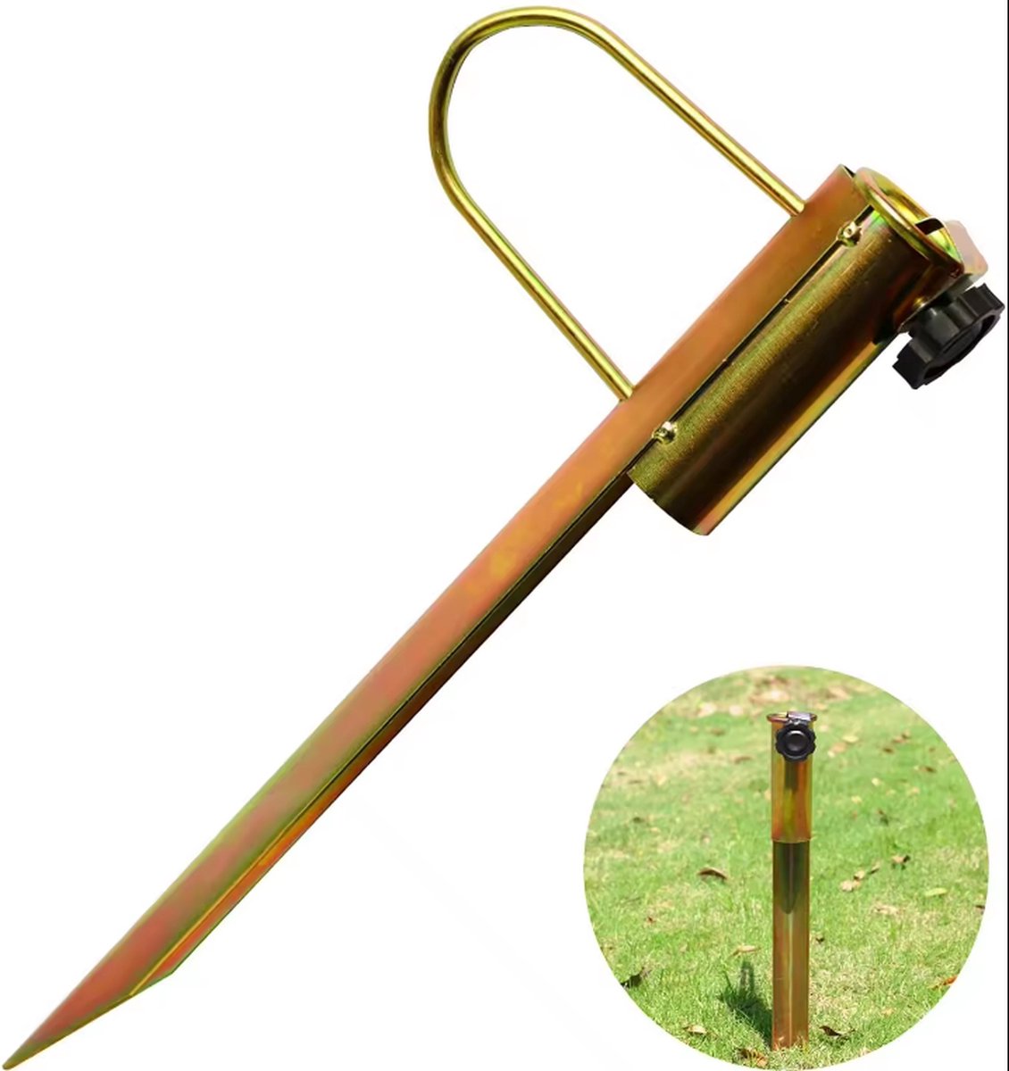 Parasolhouder - Parasolhouder Metaal - Ijzer + verzinkt - Parasolvoet - Waterresistant