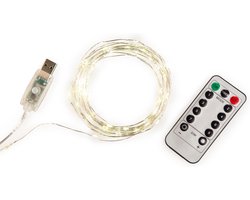 Guirlande lumineuse Kikkerland avec télécommande (10 mètres)