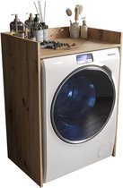 Luxe Wasmachine Kast Waterbestendig 97.5x64x50cm - Wasmachine Ombouw meubel - Ombouwkast - Wasmachine rek - Kast Voor Wasmachine