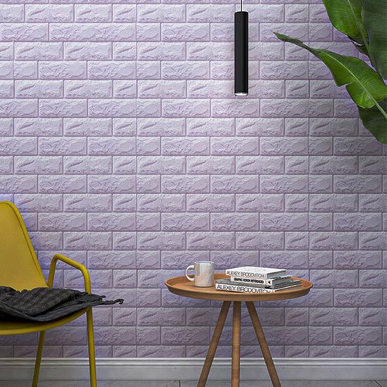 24 stuks 3D-wandpanelen, zelfklevend, 10 x 20 cm, imitatie baksteenpatroon, tegelstickers, mozaïekstickers, waterdichte zelfklevende muurstickers voor badkamer, keuken, slaapkamer decoratie (A*2