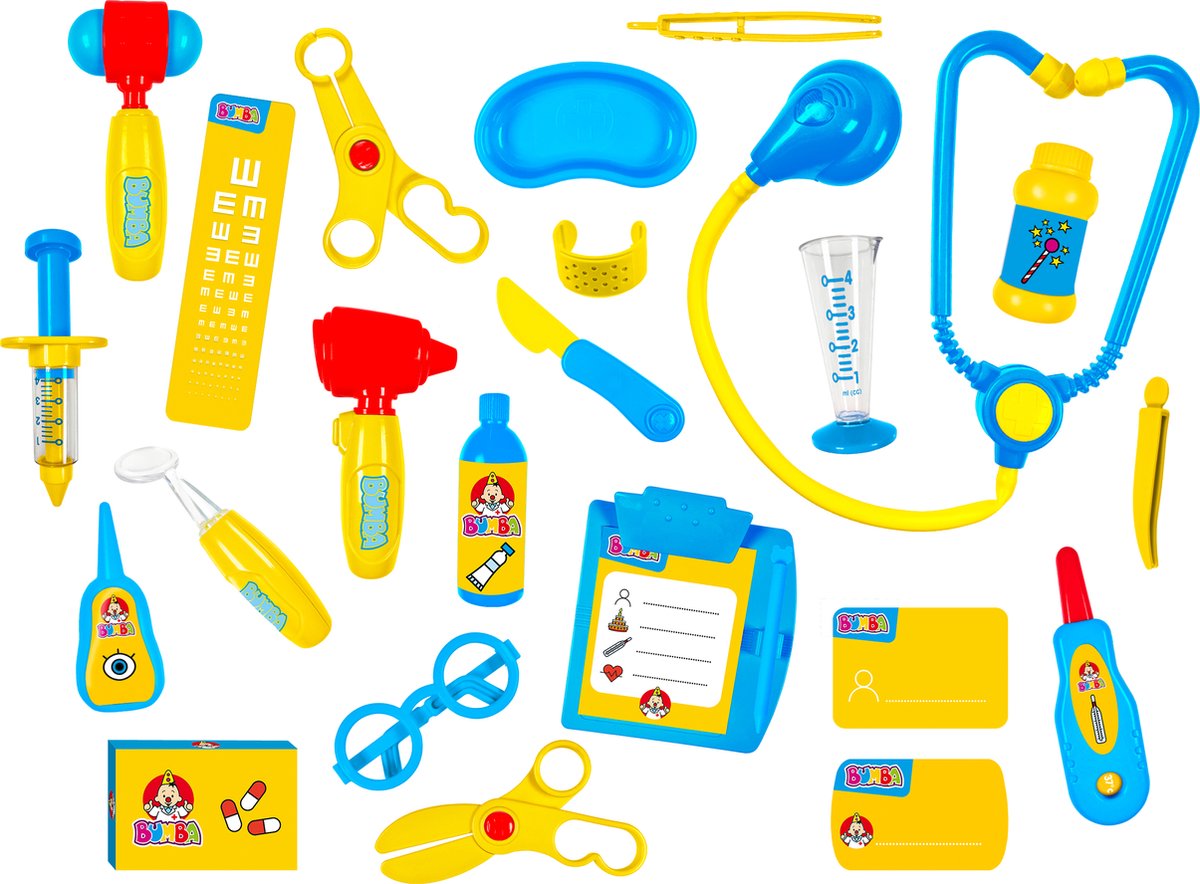 Bumba - Speelgoeddoktersset - Dokterskoffer - 23 delig — afbeelding 6