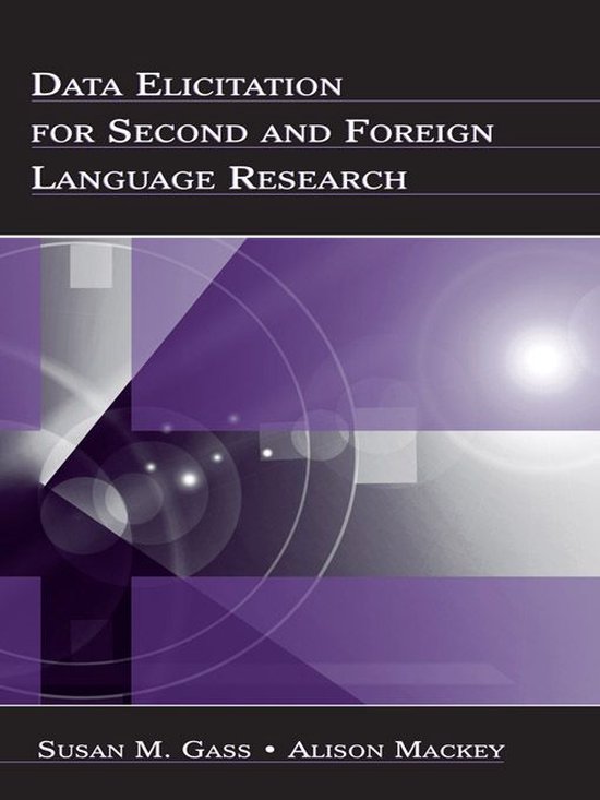 Data Elicitation for Second and Foreign Language Research - cover