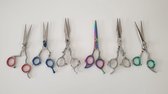 Belux Surgical Instruments / Professionele Kapper Scharen - Kapper Salon - Rechtshandig - Set van 6