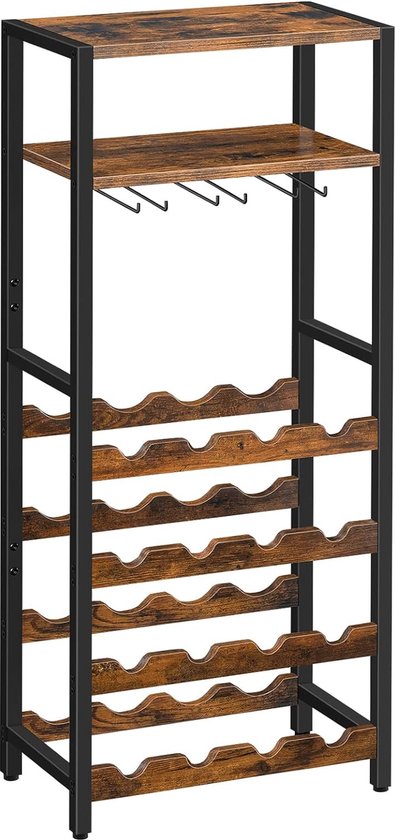 Wandmontage wijnrek met glazen houder grote 3 niveaus ijzeren bar planken voor thuis metalen flessenrek met licht multifunctionele opslag display plank voor wijnflessen en glazen