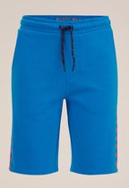 WE Fashion Jongens sweatshort met tapedetail