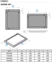 Led-badkamerspiegel met Verlichting - 70 x 50 cm - Dimbaar - Anti-condens - Wandmontage - Touch Sensor - Drie Lichtkleuren