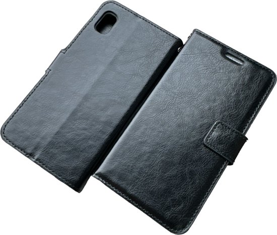 Samsung Galaxy A01 - Bookcase Black - étui portefeuille