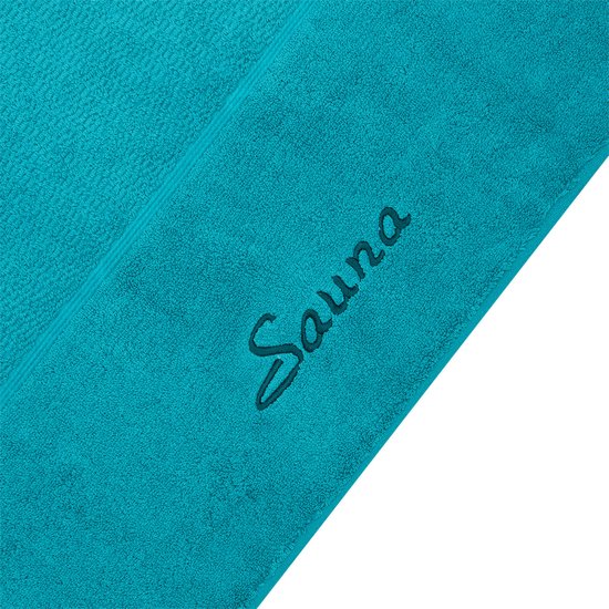 frottana Sauna - Saunatuch mit Bordüre 80 x 200 cm aus 100% Baumwolle