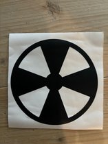 boegschroef sticker 2 - 15 cm x 15 cm