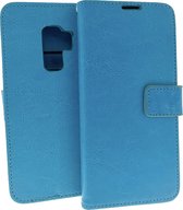 Bookcase Geschikt voor: Samsung Galaxy S9 Plus - Turquoise - portemonnee hoesje
