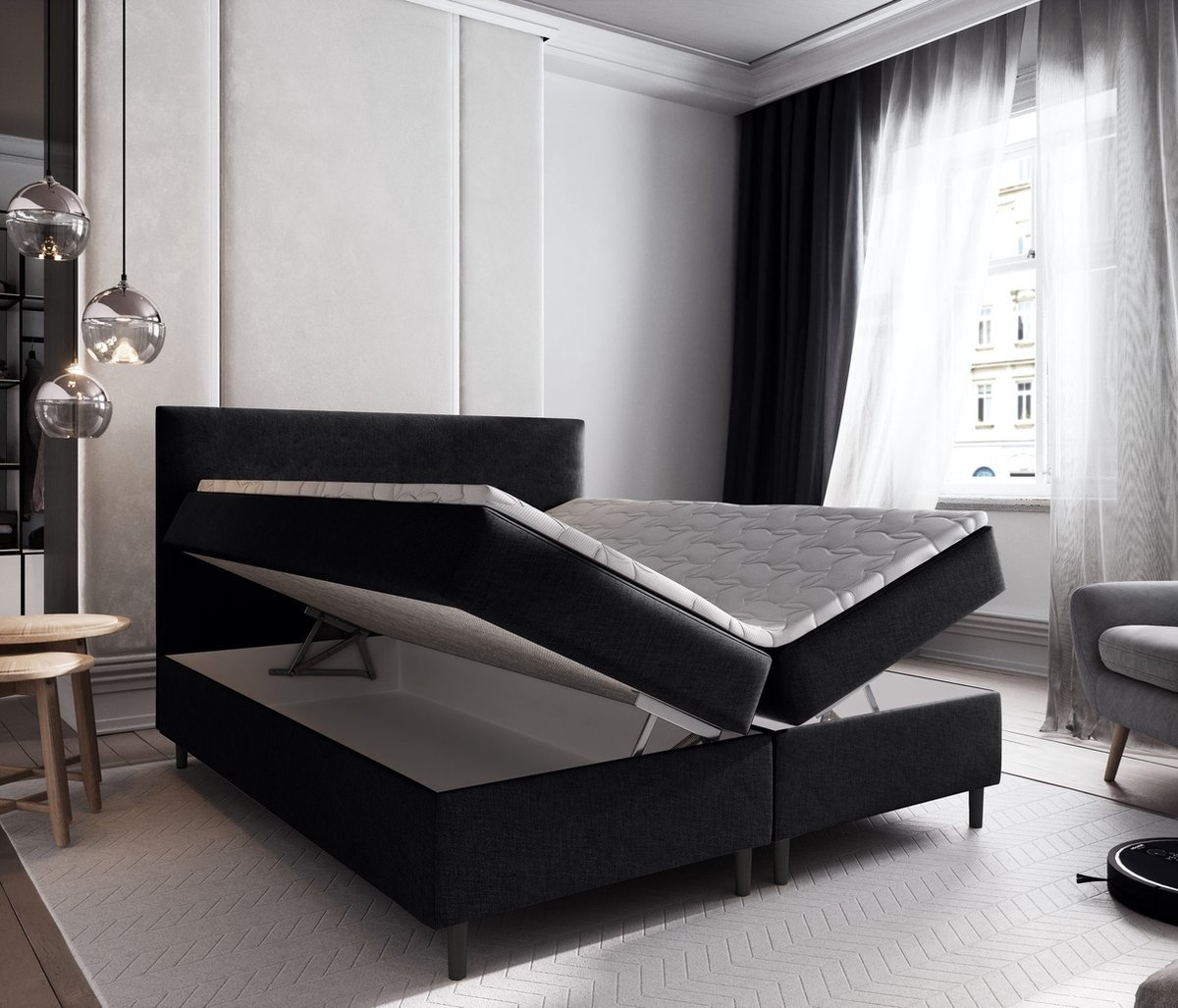 Boxspring met Opbergruimte Milou - (EAN: ...4392) - Boxspring - €559,00