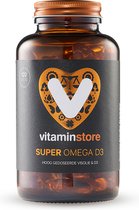 Vitaminstore - Super omega D3 (omega 3) - 120 softgels