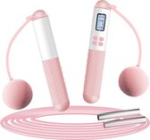 Springtouw met Weerstandsbanden en Calorieënteller - Effectieve Cardio Workout - Verstelbaar Touw - Anti-slip Handvat