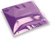 Folie Enveloppen - 220x220 mm - Paars transparant - 100 stuks