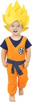 FUNIDELIA Goku Kostuum voor baby - Dragon Ball - Maat: 50 - 68 cm